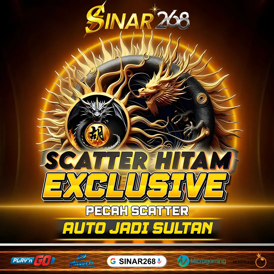 Scatter Hitam: sinar268 Situs Resmi Games Slot Online Terpercaya